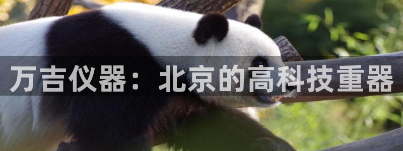 欧星娱乐下载：万吉仪器：北京的高科技重器