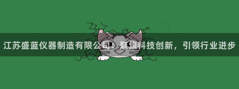 星欧娱乐606251：江苏盛蓝仪器制造有限公司：聚焦科技创新