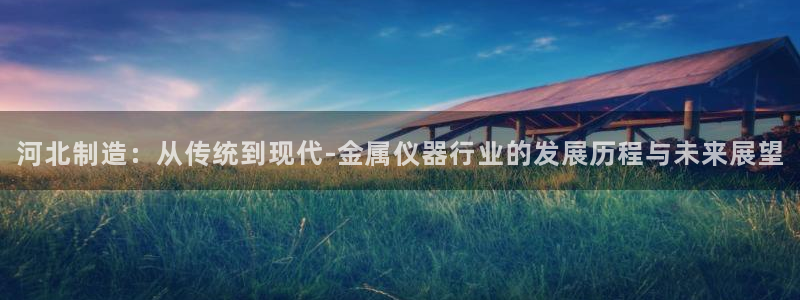 欧乐星城好玩的娱乐场所：河北制造：从传统到现代-金属仪器行业