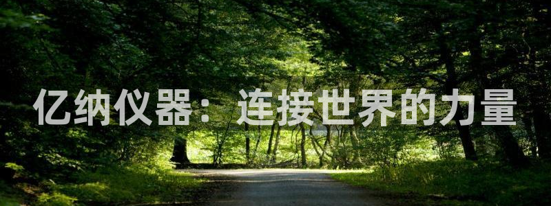 欧星娱乐下载：亿纳仪器：连接世界的力量
