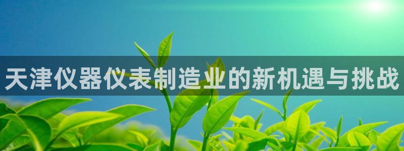 星欧娱乐在线注册：天津仪器仪表制造业的新机遇与挑战