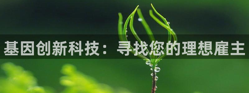 欧米星创文化娱乐：基因创新科技：寻找您的理想雇主