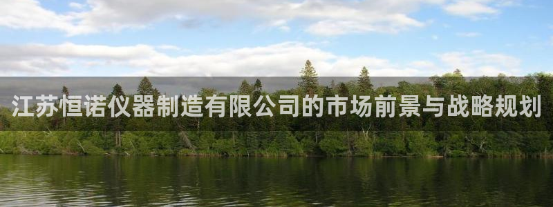 欧星娱乐的活动：江苏恒诺仪器制造有限公司的市场前景与战略规划