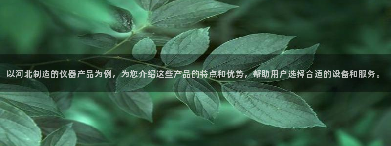 星欧娱乐公司老板背景：以河北制造的仪器产品为例，为您介绍这些