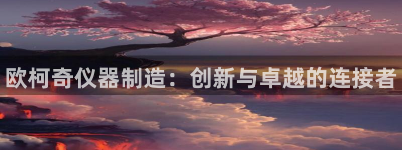 星欧娱乐围7O777：欧柯奇仪器制造：创新与卓越的连接者