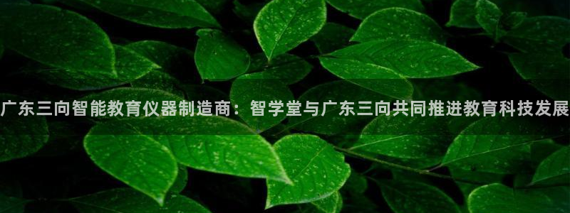 注册星欧娱乐需要多少钱：广东三向智能教育仪器制造商：智学堂与