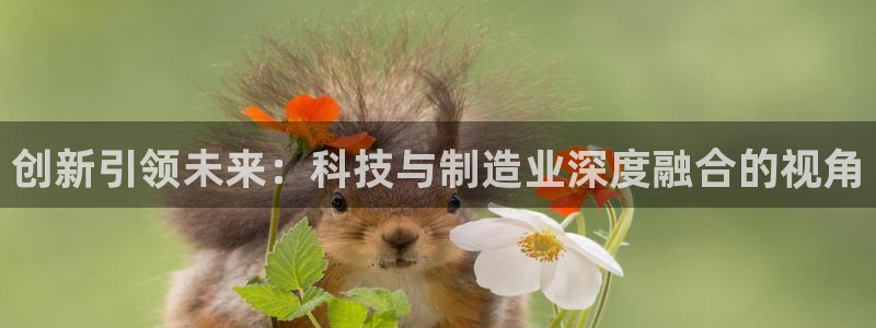 欧星娱乐彩票去：创新引领未来：科技与制造业深度融合的视角